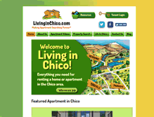 Tablet Screenshot of livinginchico.com